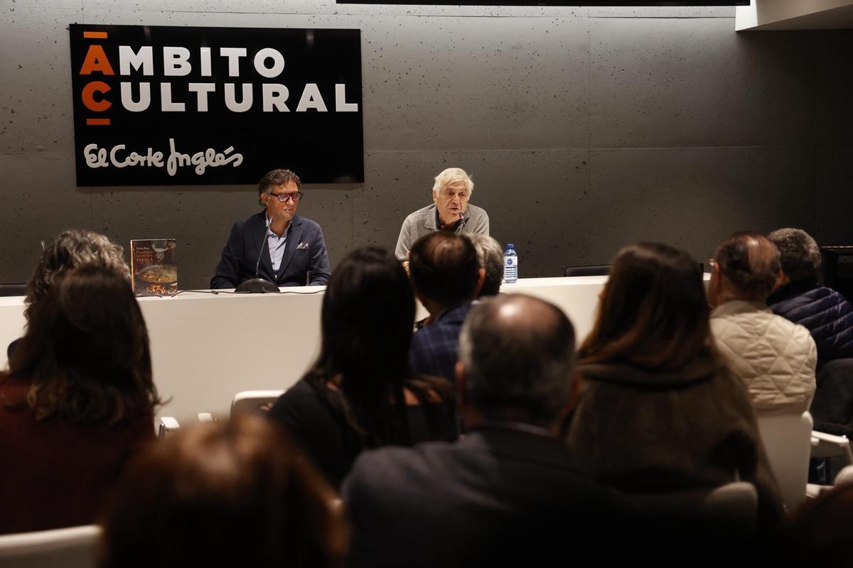 Vicente Rioja presenta la guía definitiva de la paella en El Corte Inglés