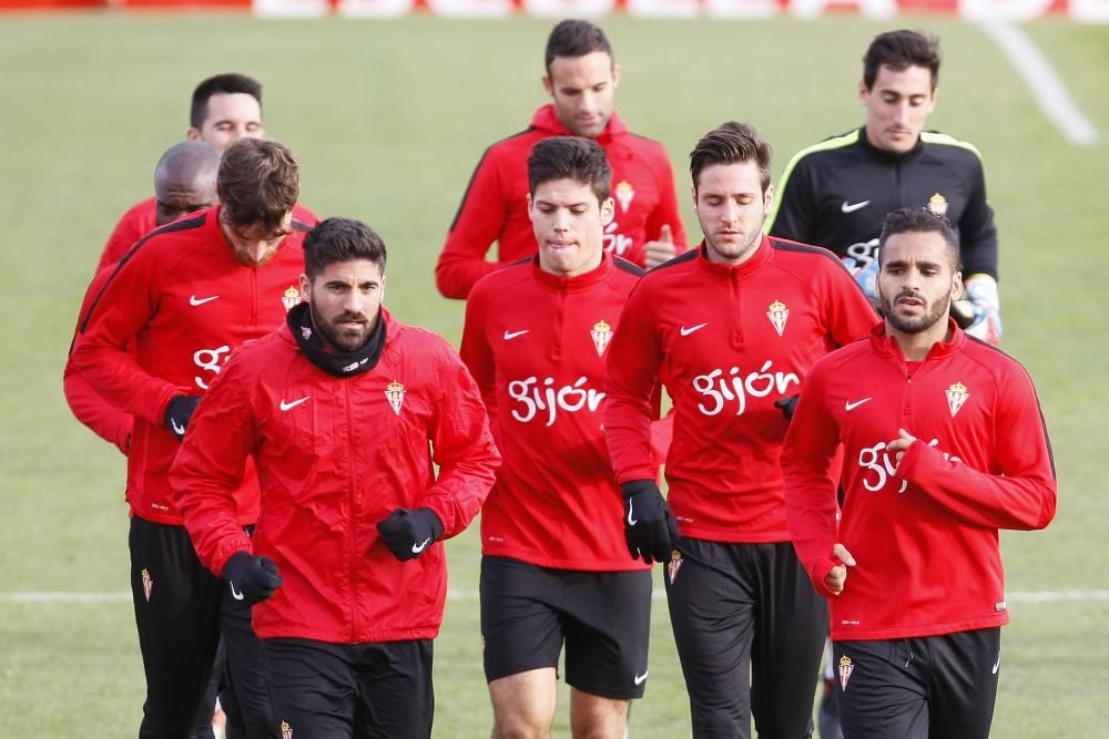 Entrenamiento del Sporting