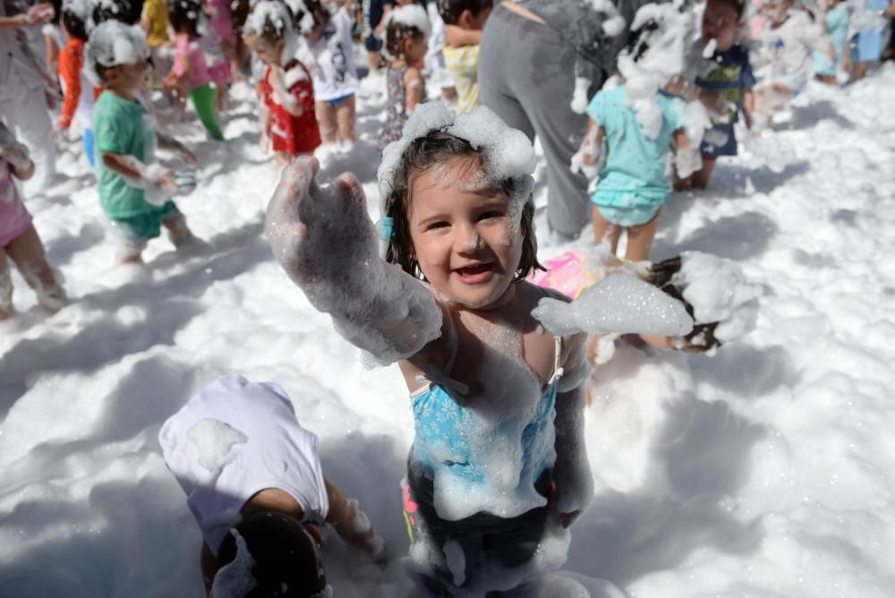 Nieve a las puertas del verano en la guardería