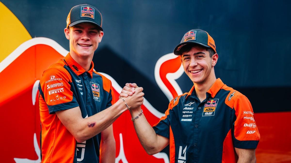 Collin Veijer y José Antonio Rueda compañeros de equipo en el Red Bull KTM Ajo 2026