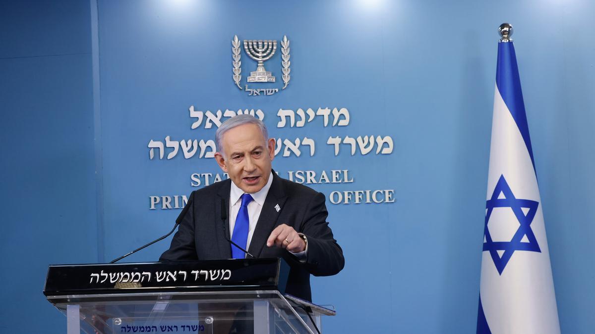 Primer ministro israeli Benjamin Netanyahu