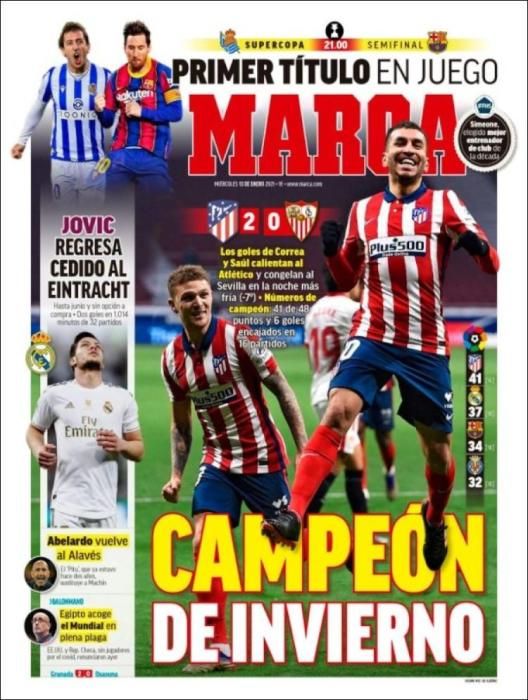 Portada MARCA miércoles 13 enero 2021