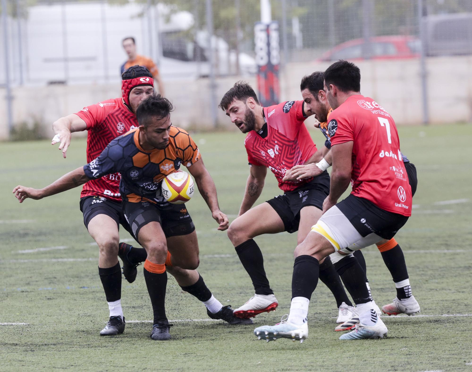 Primera victoria de Les Abelles en División de Honor de rugby 2021-2022 ante Burgos