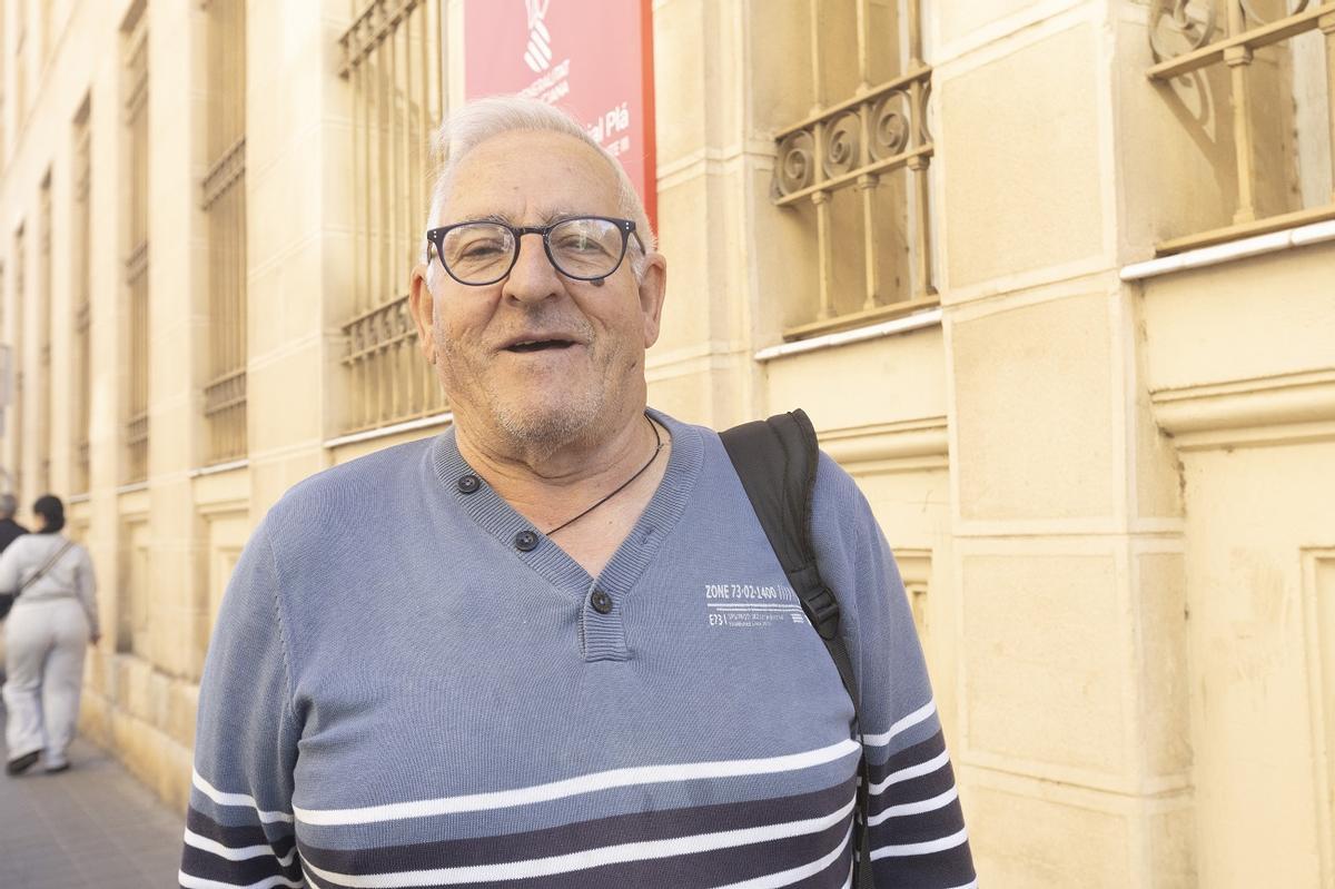 Víctor Medina, paciente del centro de salud Hospital Provincial-Pla