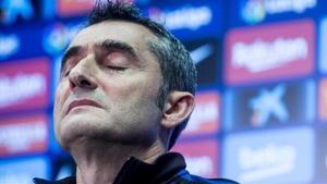 Ernesto Valverde solo piensa en el siguiente partido, pasando de especulaciones