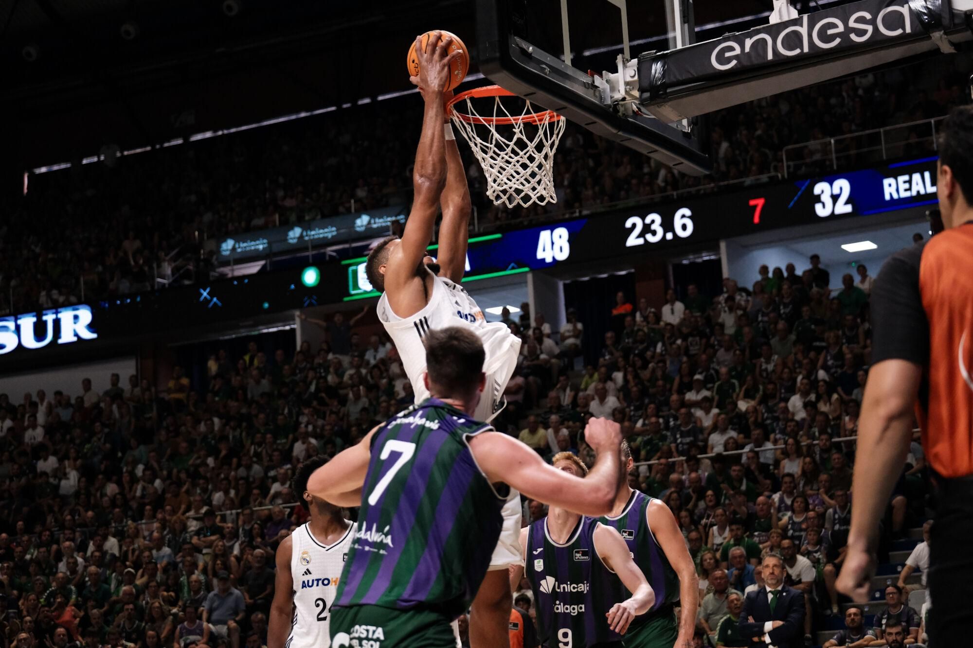 Tercer partido de semifinales de la ACB: Unicaja-Real Madrid