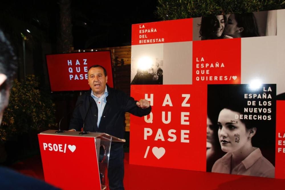 Acto del PSOE en el Muelle Uno