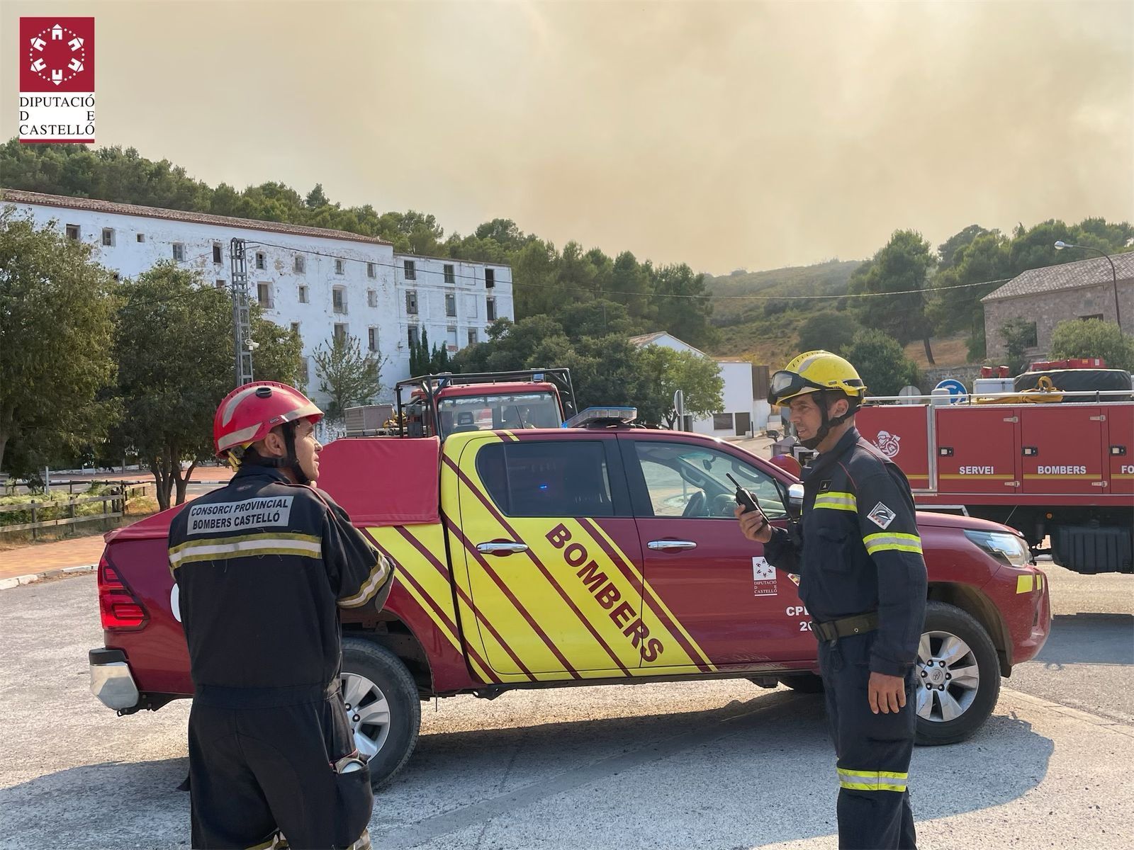 Las imágenes más impactantes del incendio en Bejís