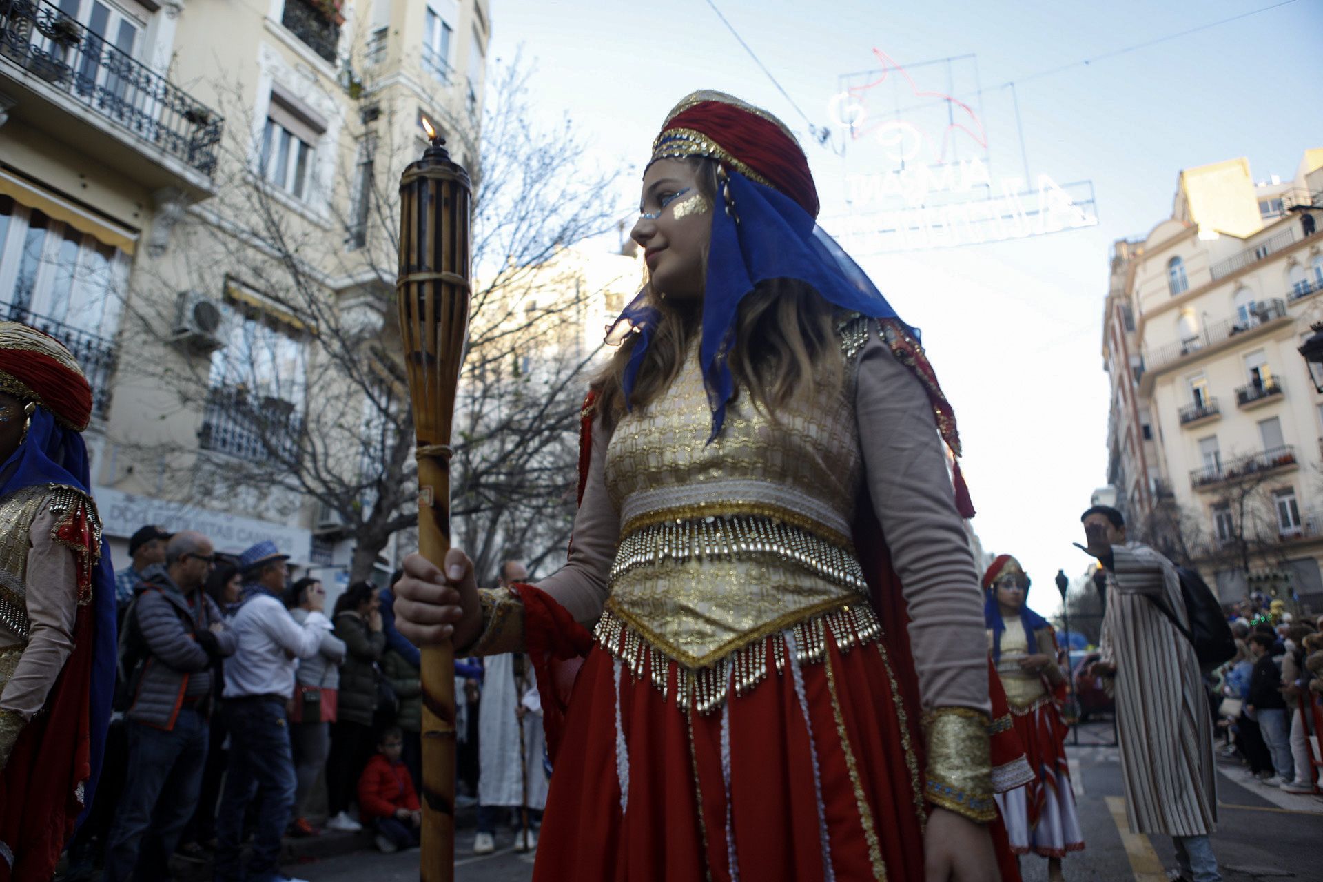 Parada Mora de Almirante en las Fallas de 2023