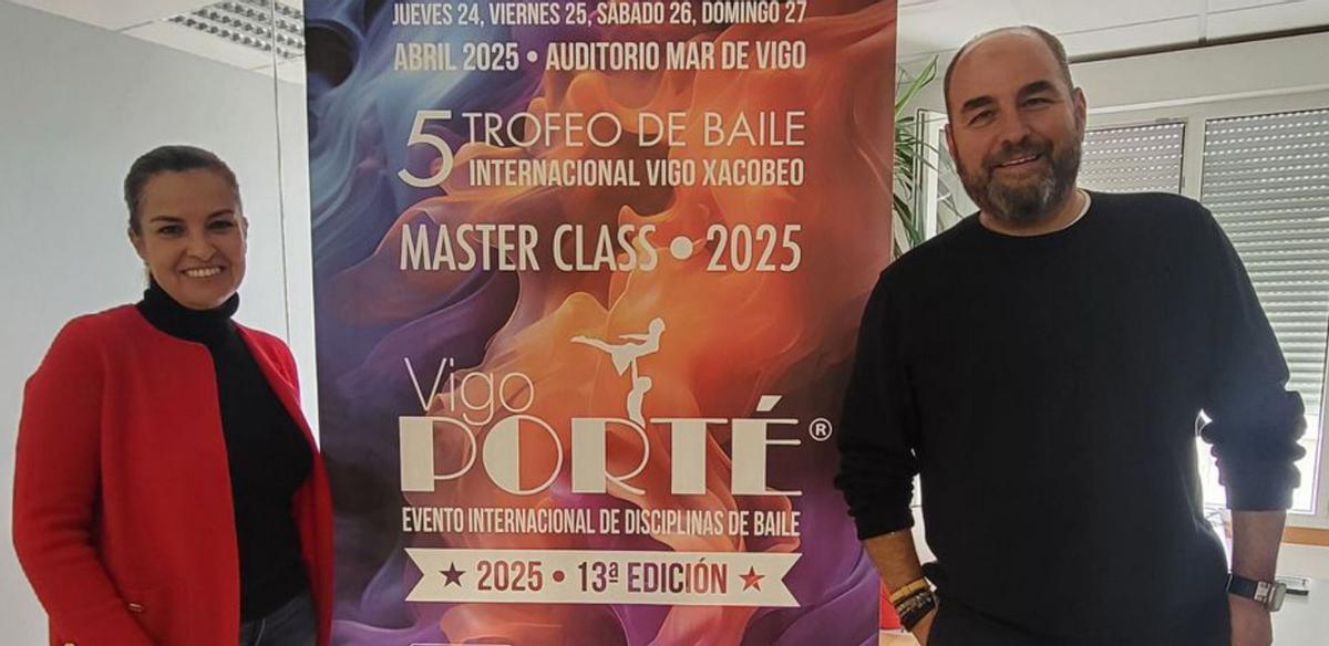 Lorena López, directora de Vigo Porté, y Kin Martínez Silva, director de Esmerarte Industrias Creativas.