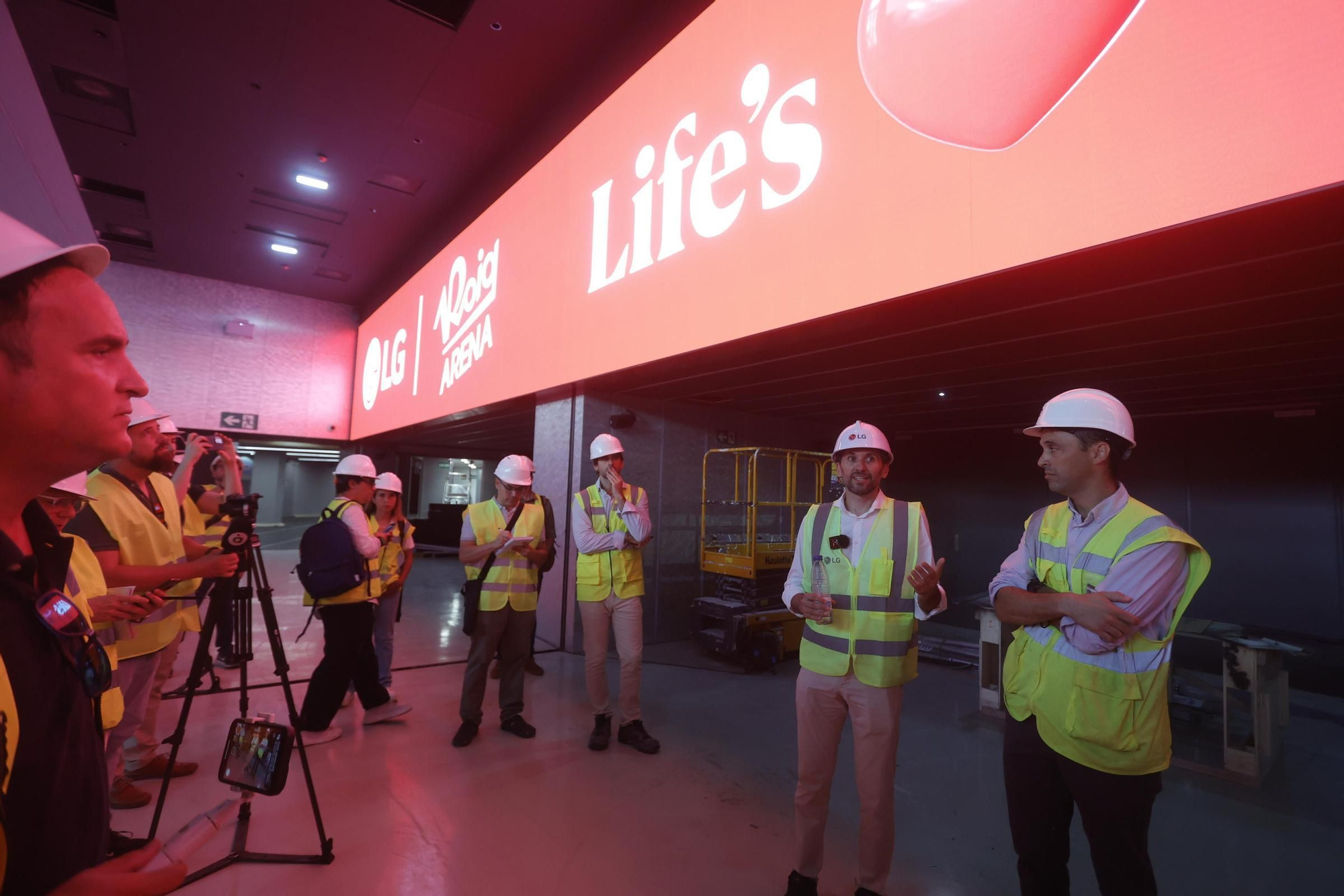 Obras del Roig Arena: Presentación del proyecto de innovación tecnológica