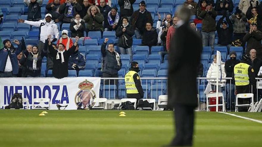 José Mourinho, en el Bernabéu.