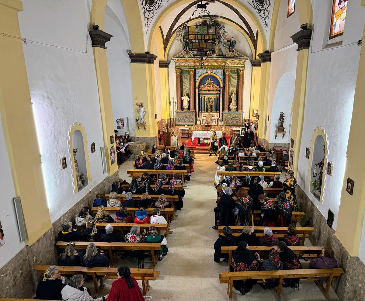 Fiesta de las águedas, en Santa Cristina.