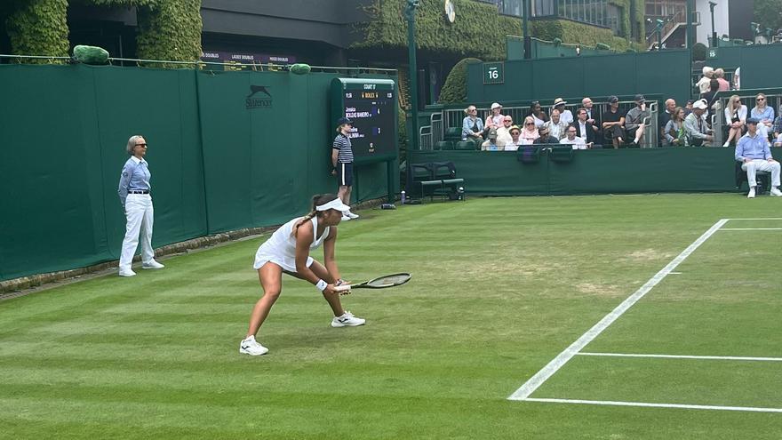 Jéssica Bouzas cae en dos sets ante Kalinina en la primera ronda de Wimbledon