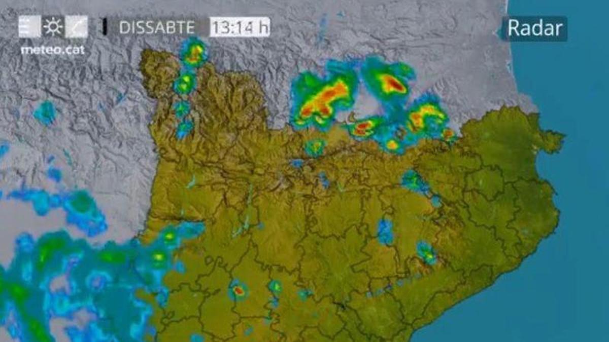 Episodio de lluvias en Catalunya