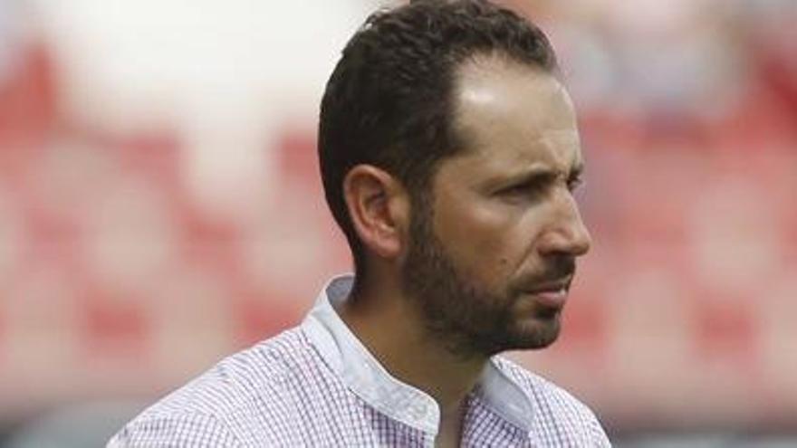 Pablo Machín, diumenge passat en el partit contra l&#039;Osca.