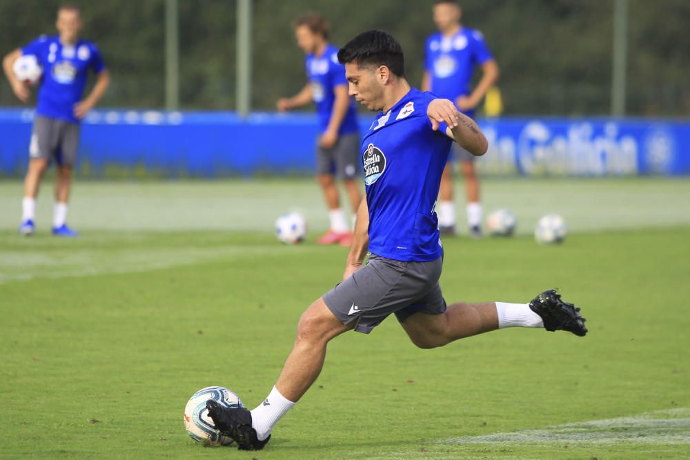 Nacho González ya se entrena con el Depor