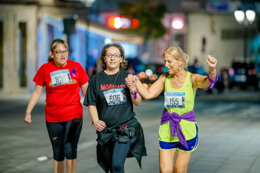 La carrera solidaria nocturna de la fiesta de As Dores 2019.