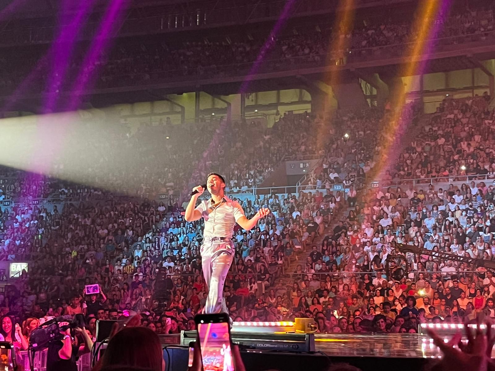 Pedro da Costa al concert d'Eufòria al Palau Sant Jordi