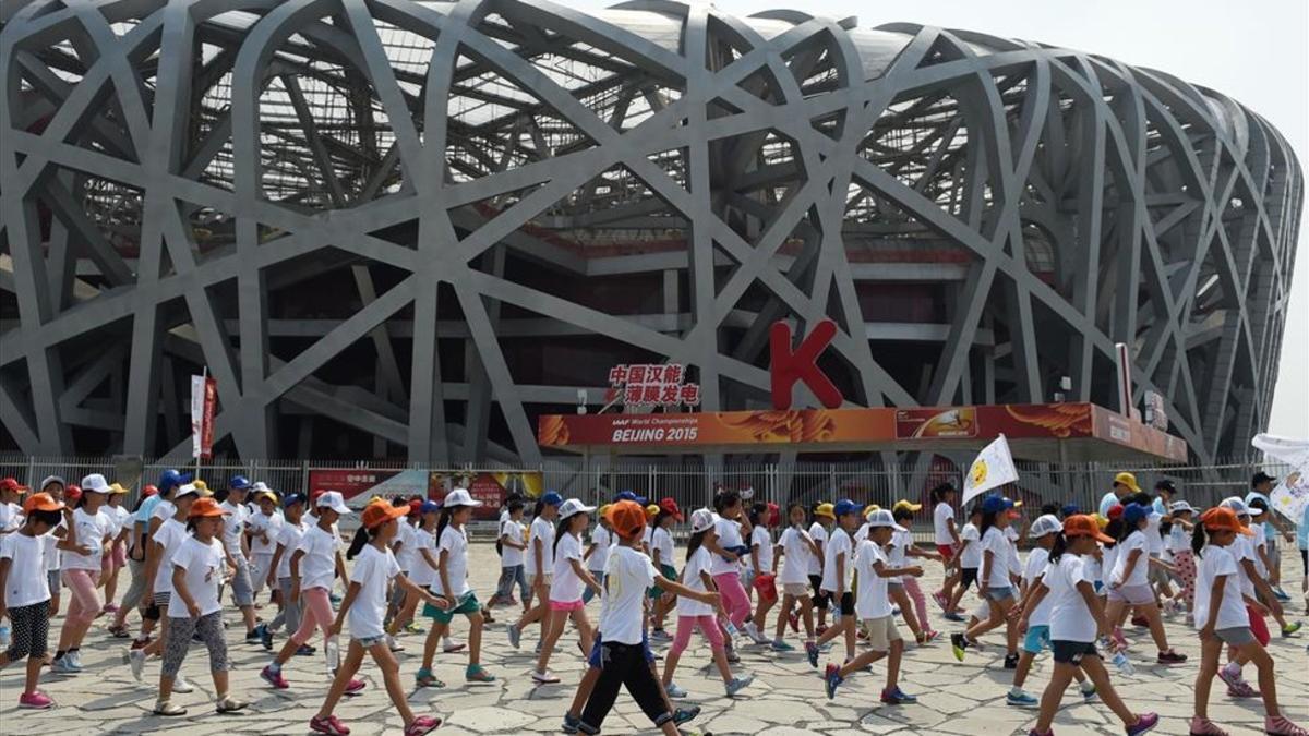 El 'Nido de pájaro' de Pekín, una de las instalaciones emblemáticas de los Juegos de 2008