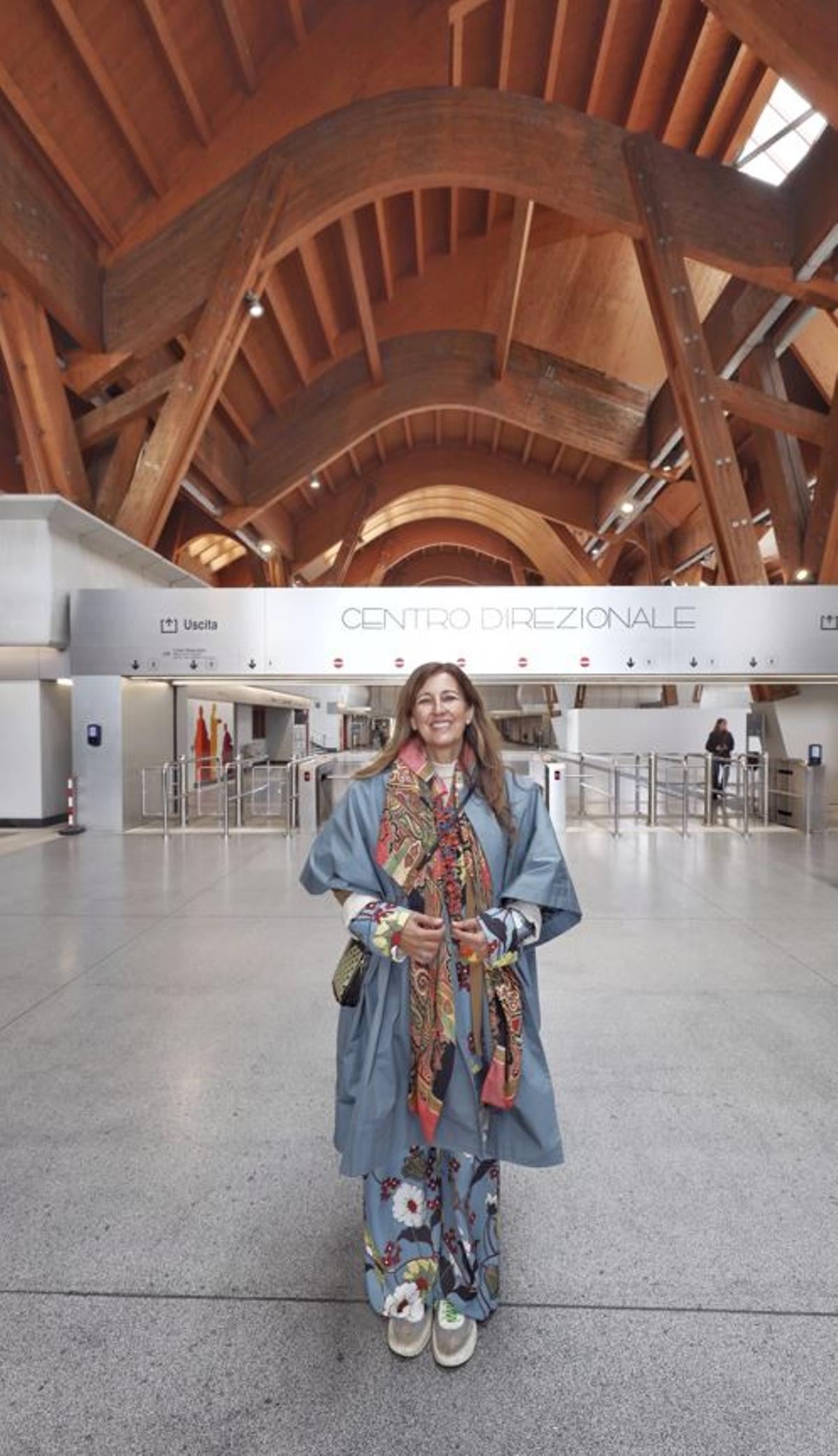 Tagliabue, en la estación que empezó a diseñar hace 23 años.