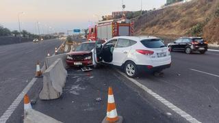 Dos mujeres resultan heridas en un accidente de tráfico en la TF-5