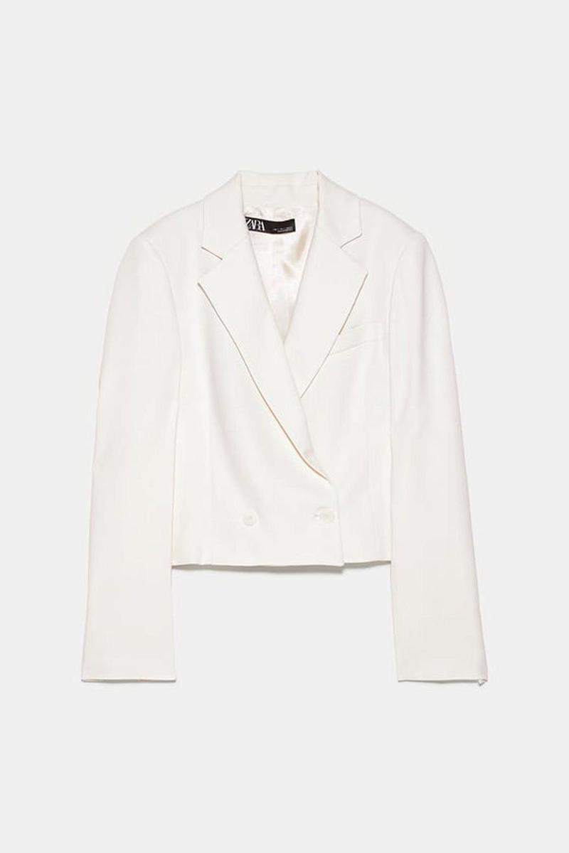 Blazer 'cropped' (Precio: 49,95 euros)