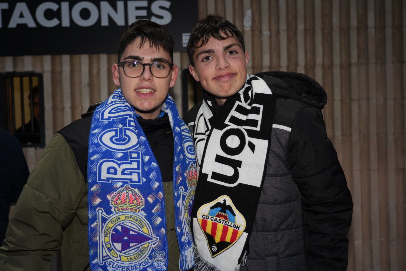 El ambiente en la previa del CD Castellón-Deportivo de la Coruña