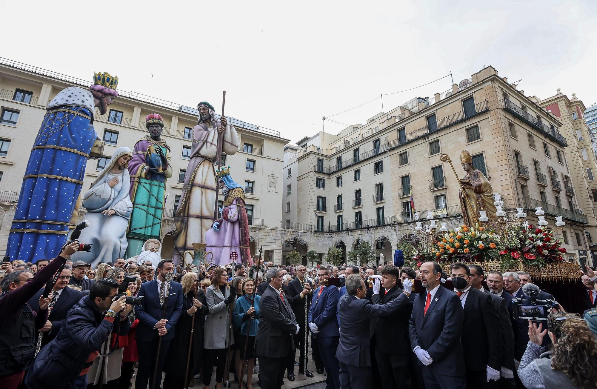 Procesión en honor San Nicolás patrón de Alicante