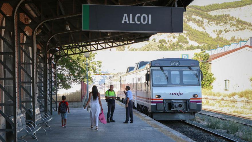 Imagen de archivo de la estación de tren de Alcoy.