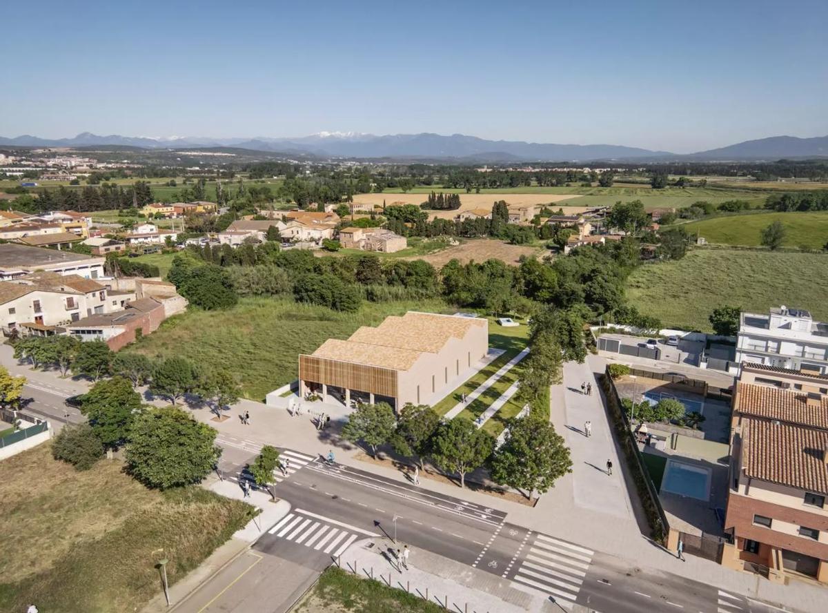 Imatge virtual del projecte del futur centre cívic de Vilatenim