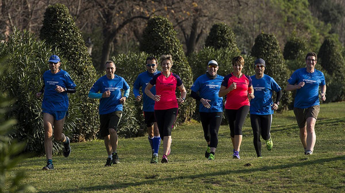 El grup de ’running’ de l’Accura, la setmana passada a la Ciutadella. El grup de ’running’ de l’Accura, la setmana passada a la Ciutadella.