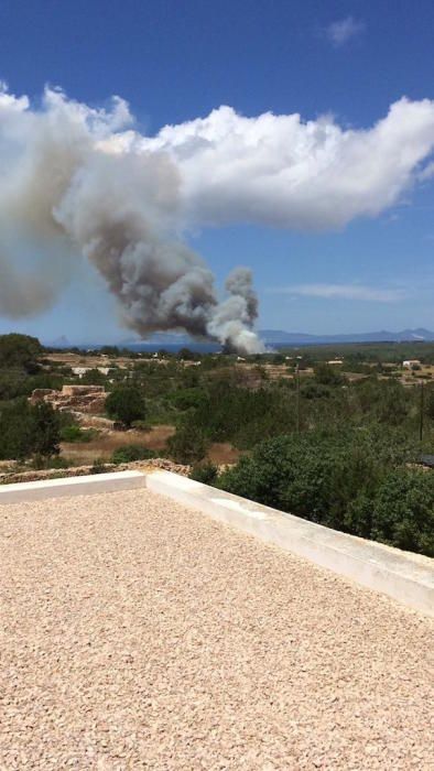 Incendio en Formentera