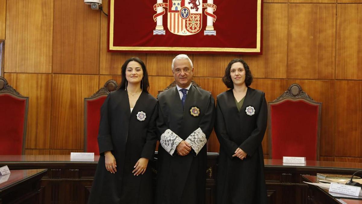 María Gallego Pelegay, Jesús María Chamorro y Natalia Suárez Mostaza.