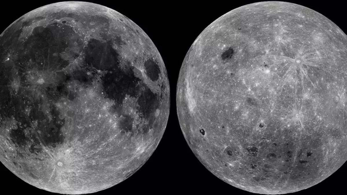 Una mitad de la Luna sería más cálida que la otra