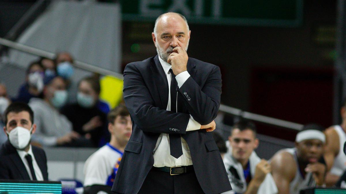 El entrenador del Real Madrid, Pablo Laso.