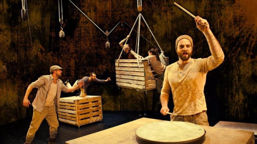 El espectáculo de danza  y percusión &#039;Cambuyón&#039;, de Belda y Meléndez, en el Cicca