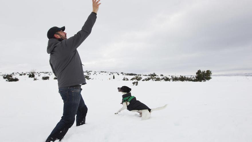 Nevada en Barracas en el episodio de nieve del pasado enero.