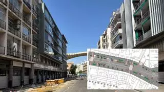 Una veintena de árboles, 44 jardineras y más espacio peatonal junto a las Setas: los cambios de última hora del proyecto del tranvibús