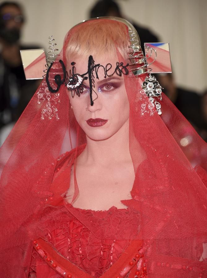 Los mejores looks de belleza de la Gala Met, Katy Perry