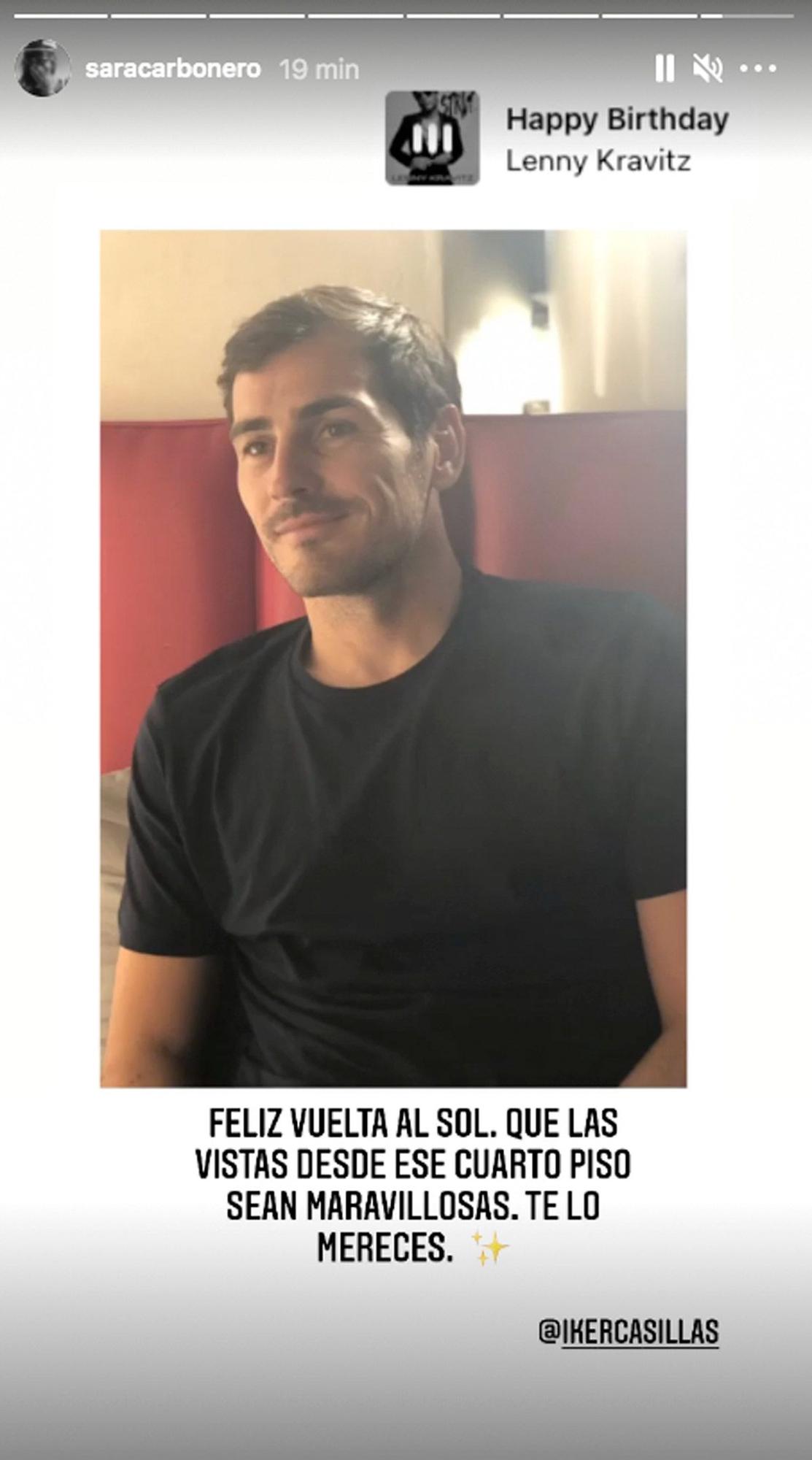 La felicitación de Sara Carbonero a Iker Casillas por 40 cumpleaños