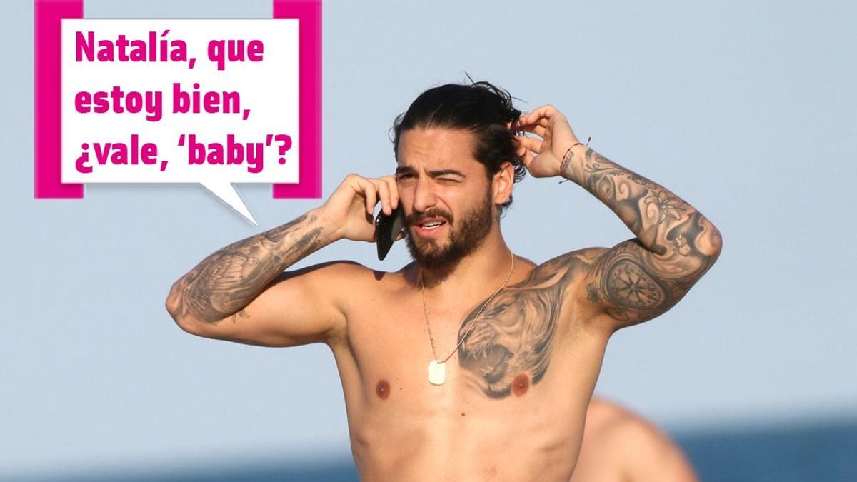 Maluma llama a Natalía para decirle que está bien