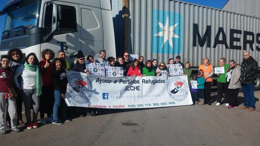 Elche vuelve a ser solidaria con los refugiados