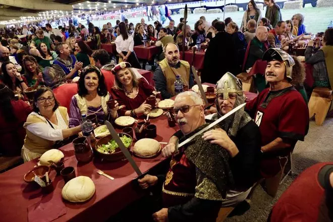 Benditos Exconxuraos de Llanera: así fueron la recreación histórica y la gran cena medieval