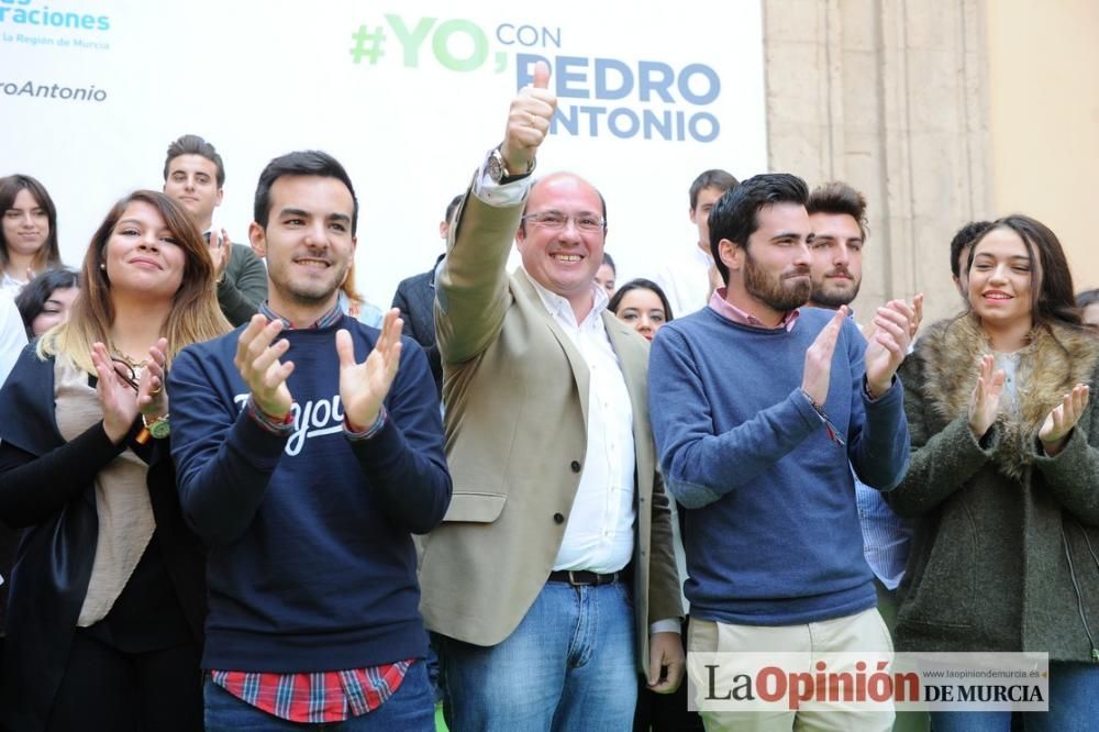 NNGG da su apoyo a Pedro Antonio Sánchez