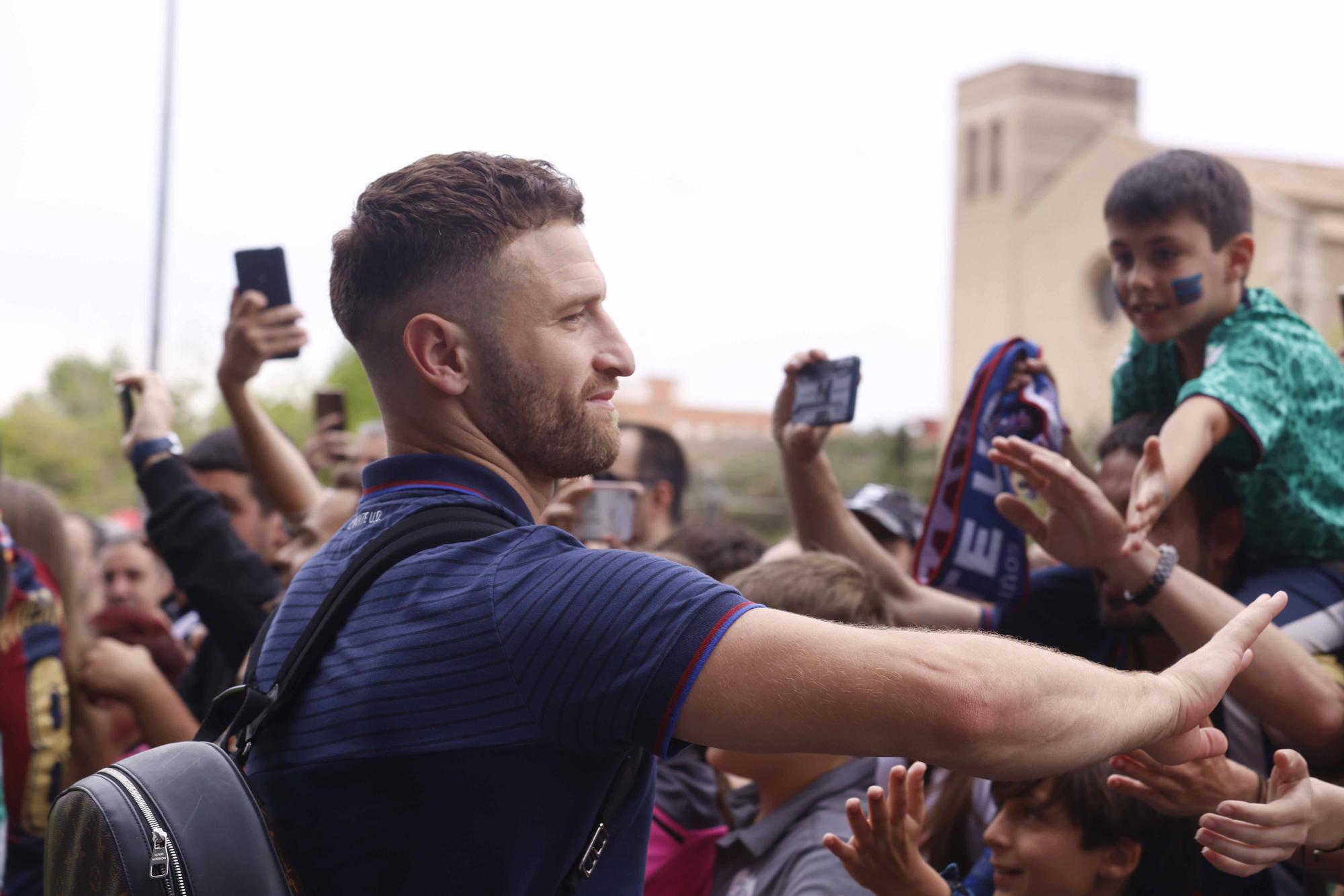 Así fue la emocionante recepción al Levante UD