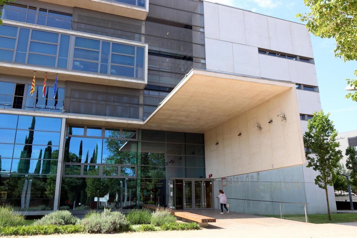 Fachada del Palau de Justícia, sede de la Audiencia Provincial de Girona
