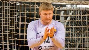 Emil Nielsen, portero del Barça.