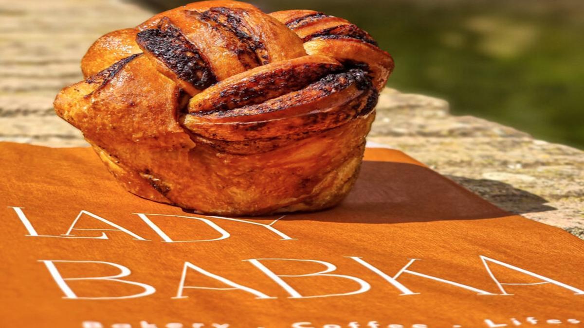 El babka, especialidad de la casa.