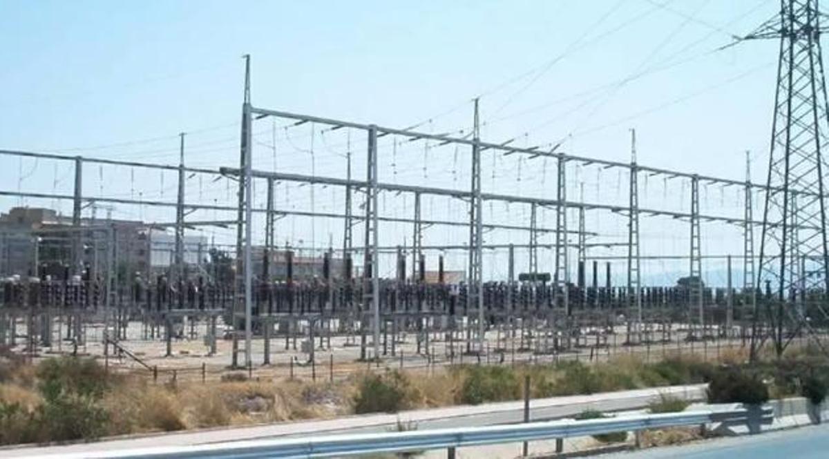 Imagen de archivo de la subestación eléctrica de La Viña.